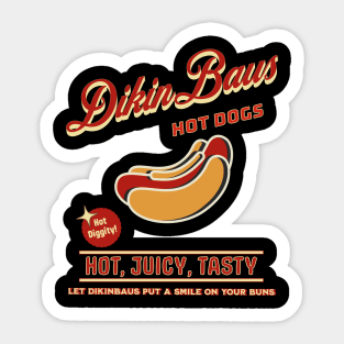 Dikinbaus Hot Dogs Sticker